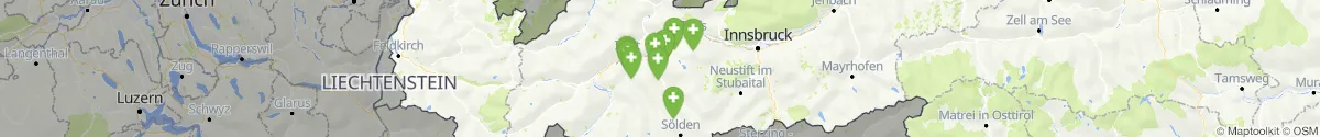 Map view for Pharmacies emergency services nearby Sautens (Imst, Tirol)